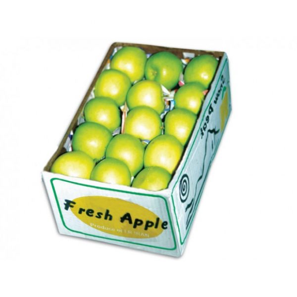 تفاح اصفر كرتون